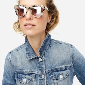J. Crew Tortoiseshell Cat Eye Acrylic Sunglasses NWT